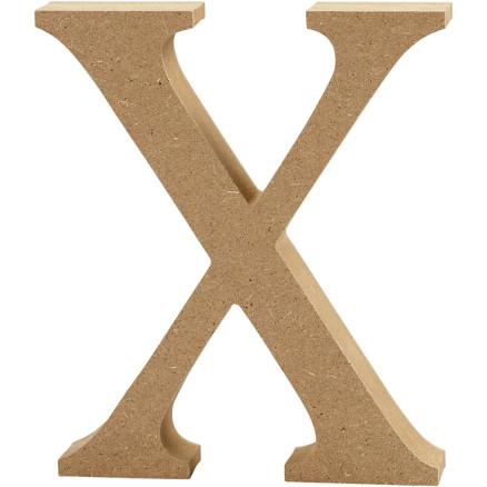Diverse Bokstav, X, H: 8 cm, tykkelse 1,5 cm, 1 stk.