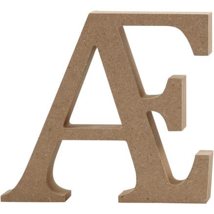 Diverse Bokstav, Æ, H: 8 cm, tykkelse 1,5 cm, 1 stk.