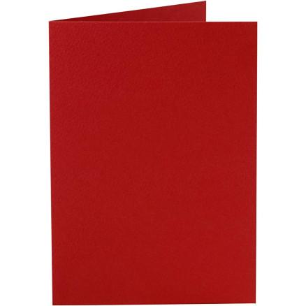 Diverse Kort, kort str. 10,5x15 cm, 220 g, rød, 10 stk./ 1 pk.