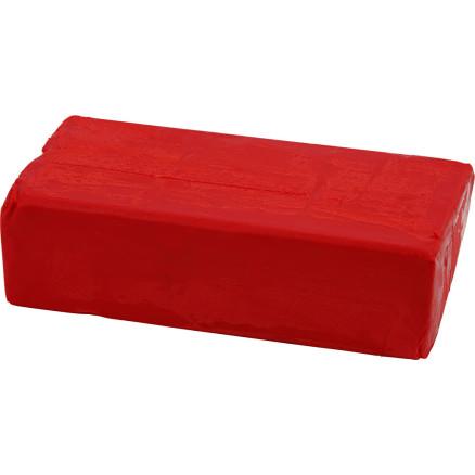 Diverse Modellervoks, str. 13x6x4 cm, rød, 500 g/ 1 pk.
