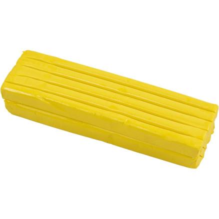 Diverse Modellervoks, str. 13x6x4 cm, gul, 500 g/ 1 pk.