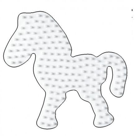 Hama Hama Midi Perleplate Ponni Hvit 9,5x8,5cm - 1 stk