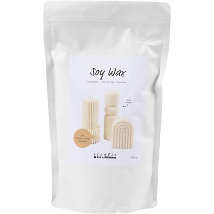 Diverse Soyavoks, Til frittstående stearinlys, creme, 500 g/ 1 pk.