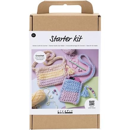 Diverse Start DIY Kit Hekle, Vesker, Ass. farger, 1 pk.