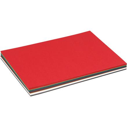 Diverse Julekartong, A5, ark 150x210 mm, 180 g, ass. farger, 60 ass. ark/ 1 pk.