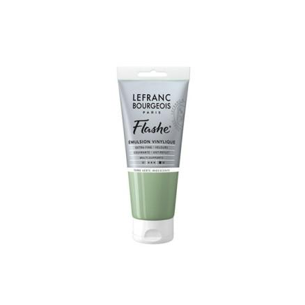 LB FINE ARTS Flashe akryl 80 ml grønn jord iriserende