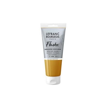 LB FINE ARTS Flashe akryl 80 ml lys gull iriserende