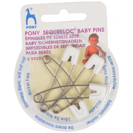 Pony Pony Baby sikkerhetsnåler 51mm - 4 stk