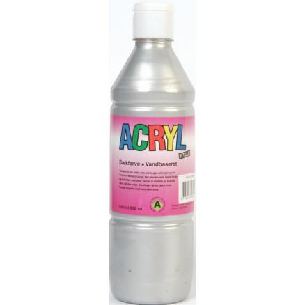 Fantasy Color Fantasy Color Hobbymaling/Akrylmaling metallisk sølv 500 ml
