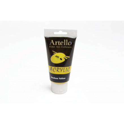 Artello Artello Akrylmaling/Kunstnerfarge Gul 75ml