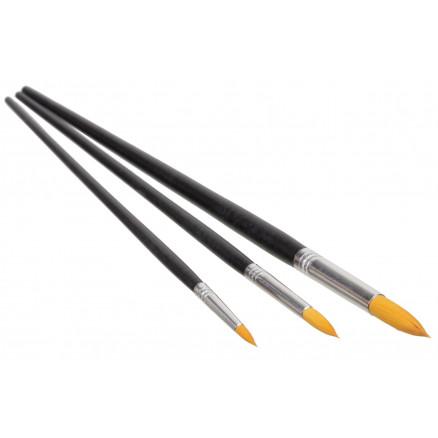 Artino Artino Malerpensler/Artist Brushes Set Round Synthetic Ass. sizes - 3 stk.
