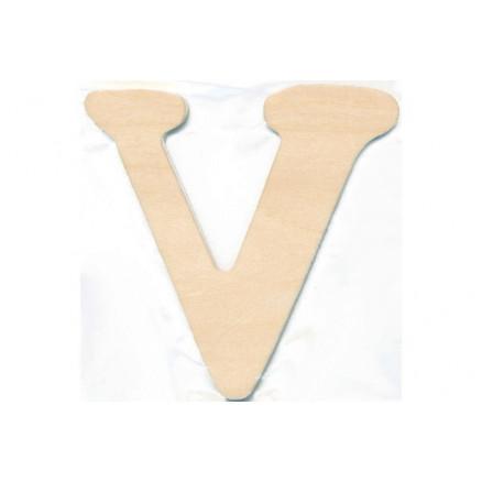 Craft Line Trebokstav V 10x0,4cm - 1 stk