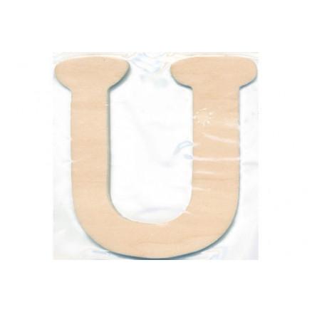 Craft Line Trebokstav U 10x0,4cm - 1 stk