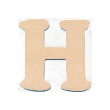 Craft Line Trebokstav H 10x0,4cm - 1 stk