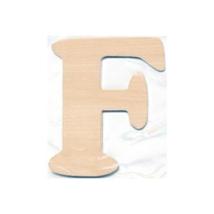 Craft Line Trebokstav F 10x0,4cm - 1 stk