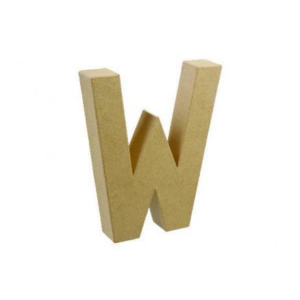 Diverse Pappbokstav W 20x11,5cm - 1 stk