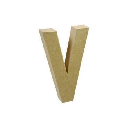 Diverse Pappbokstav V 20x11,5cm - 1 stk