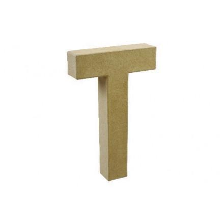Diverse Pappbokstav T 20x11,5cm - 1 stk