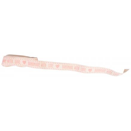 Infinity Hearts Infinity Hearts Stoffbånd/Labels bånd Handmade with Love 15mm - 3 meter
