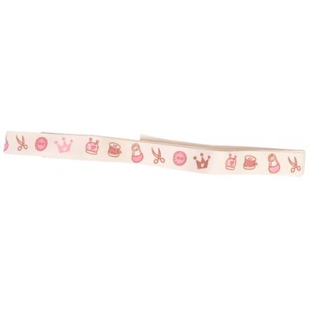 Infinity Hearts Infinity Hearts Stoffbånd/Labels bånd Sy motiver ass. farger 15mm - 3 meter