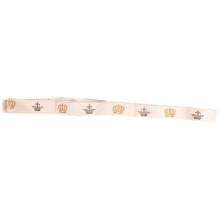 Infinity Hearts Infinity Hearts Stoffbånd/Labels bånd Krone motiver 20mm - 3 meter