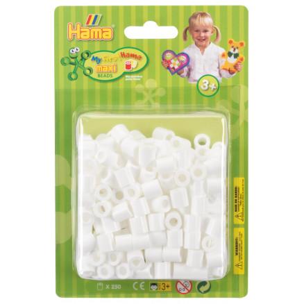 Hama  Hama Maxi Perler Blisterpakning 8501 Hvit - 250 stk