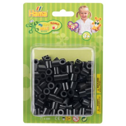 Hama  Hama Maxi Perler Blisterpakning 8518 Svart - 250 stk