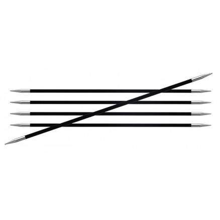 KnitPro KnitPro Karbonz Strømpepinner Karbonfiber 20cm 6,00mm / US10