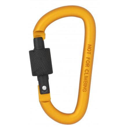 Infinity Hearts Infinity Hearts Brannmannshake/Karabinhake med Lås Messing Gull 80mm - 5 stk