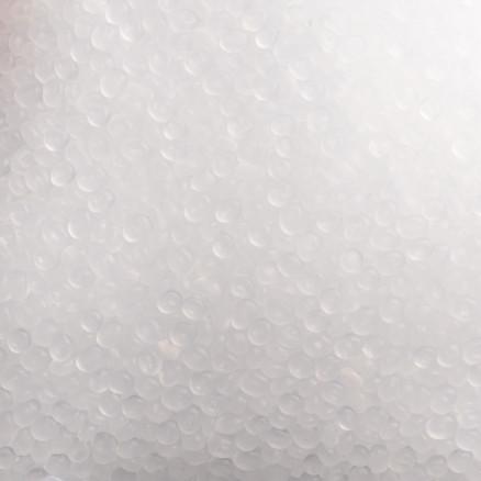 Fluffy Cloud Plastpellets / plastgranulat / dukkefylling Transparent 500g