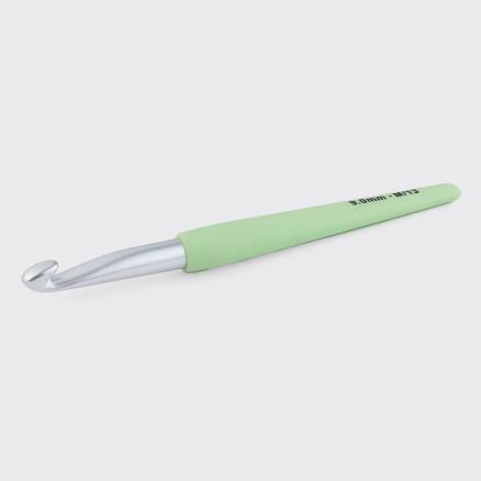 KnitPro KnitPro Waves heklenål i aluminium med mykt håndtak - 9,00 mm