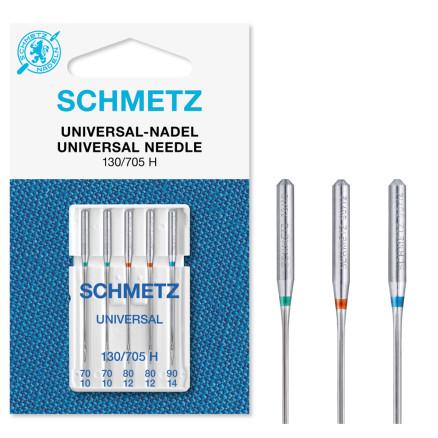 Schmetz Schmetz symaskinenåler Universal 130/705H størrelse 70-90 - 5 stk