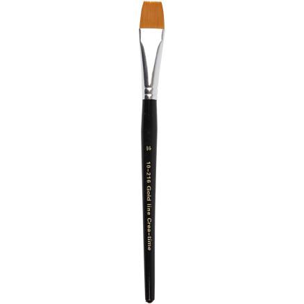 Diverse Gold Line pensler, nr. 16, L: 19 cm, B: 17 mm, 6 stk./ 1 pk.