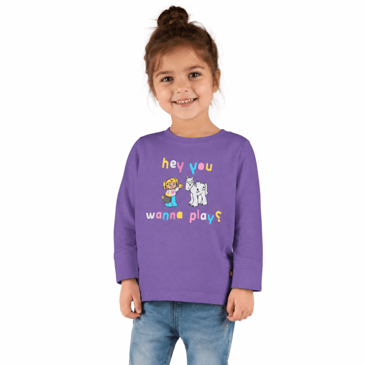 LEGO Kidswear LEGO Duplo Unisex - T-Skjorte Langermet Dark Purple (80 )