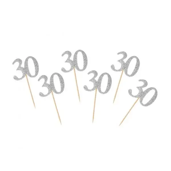 Godan B&C Picks 30 Sølv 6 Stk.