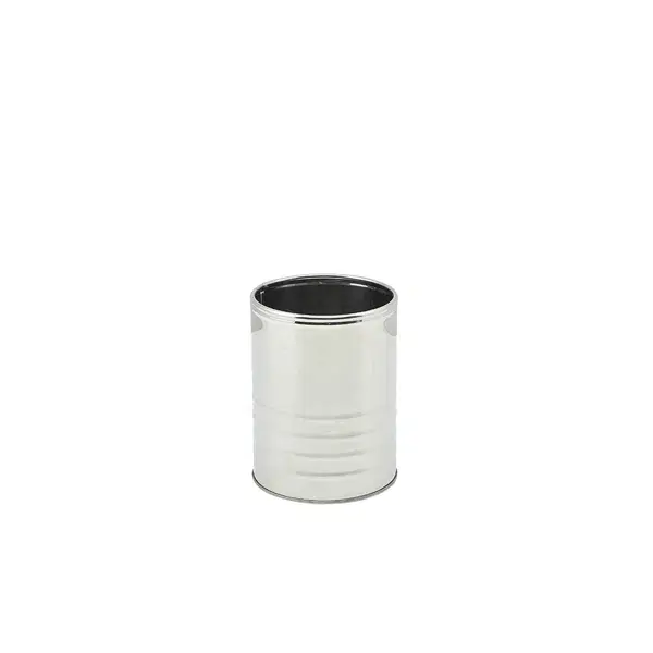 Genware Stainless Steel Can 11 Cm i Diameter x 14,5 Cm