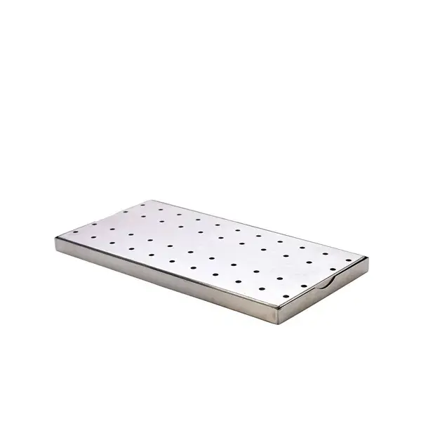 Genware Stainless Steel Dryppbrett 30x20 Cm