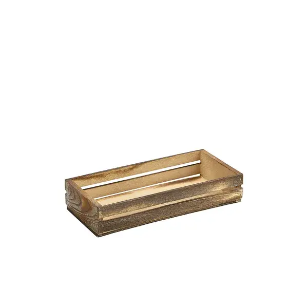 Genware Genware Dark Rustic Trekasse 25 x 12 x 5 Cm