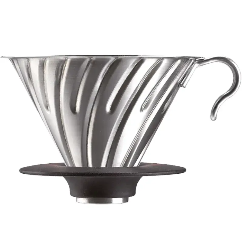 HARIO V60 Metal Drypper 02 / Sølv - Hario