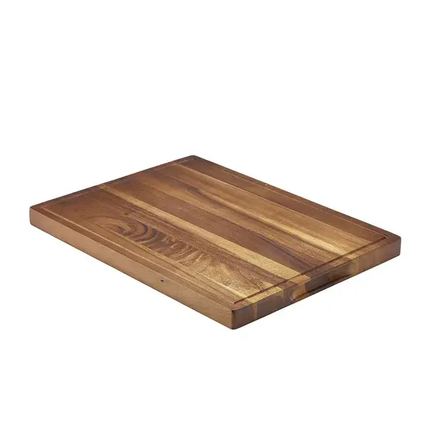 Genware Acacia Wood Serving Brett 40 x 30 x 2,5 Cm