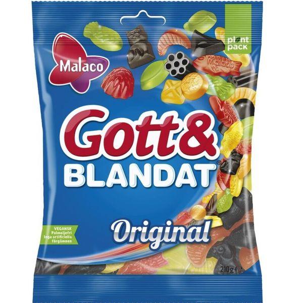 Malaco Malaco Godt & Blandet Original 210g