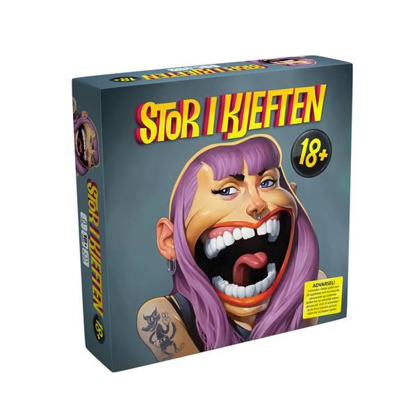 Vennerød Forlag Stor I Kjeften 18+ Brettspill