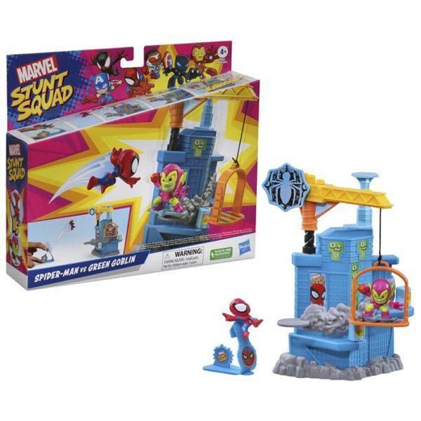 Spider-Man Marvel Stunt Squad Mini Lekesett | Spider-Man vs Green Goblin