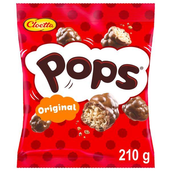 Cloetta Pops Original 210g fra Cloetta | Maispuffer i melkesjokolade