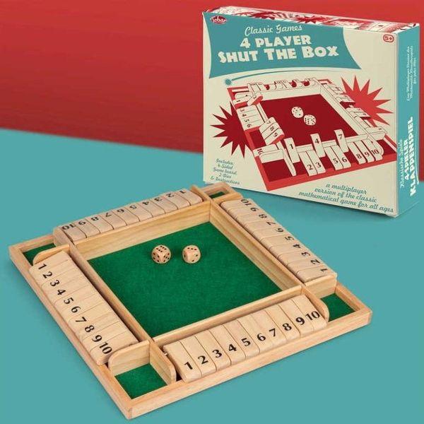 Tobar Shut The Box for 4 spillere