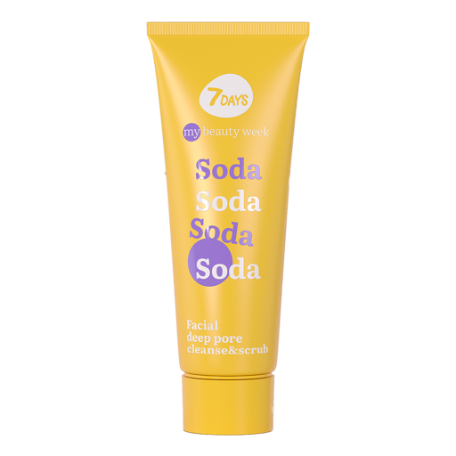 7DAYS 7DAYS My Beauty Week- Facial Deep Pore Cleanse & Scrub SODA- 80 ml