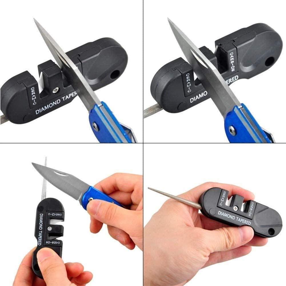 eStore Kompakt knivsliper - 3 forskjellige slipemetoder