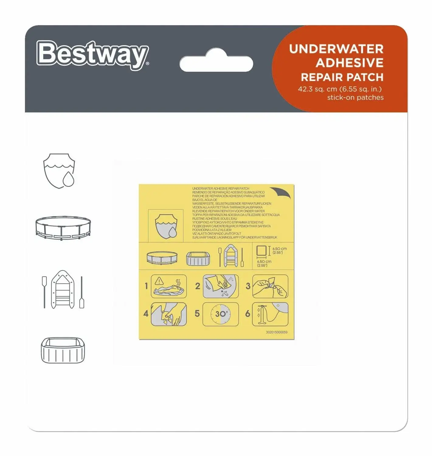 Bestway Reparasjonsplaster for undervannslim