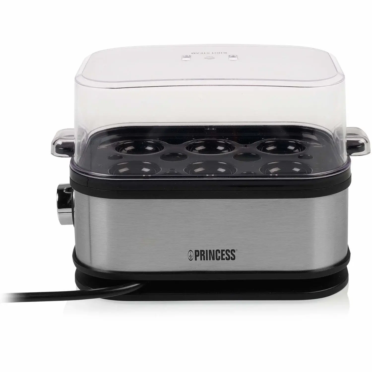 Princess Eggkoker 6 egg 400 Watt Rustfritt stål