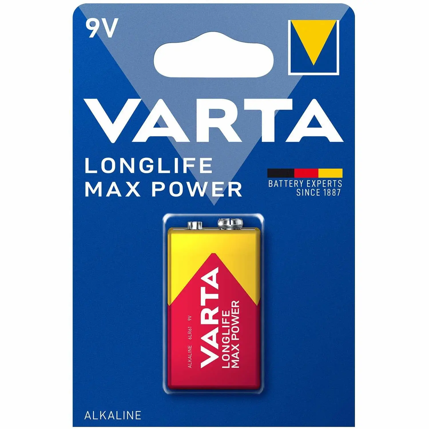 Varta Longlife Max Power 9V batteri